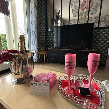 Romantisme Et Glamour Avec Spa ,Jardin Proche Zenith Dijon Luaran gambar